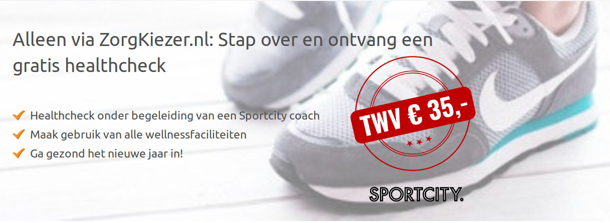 Gratis Healthcheck Actie SportCity